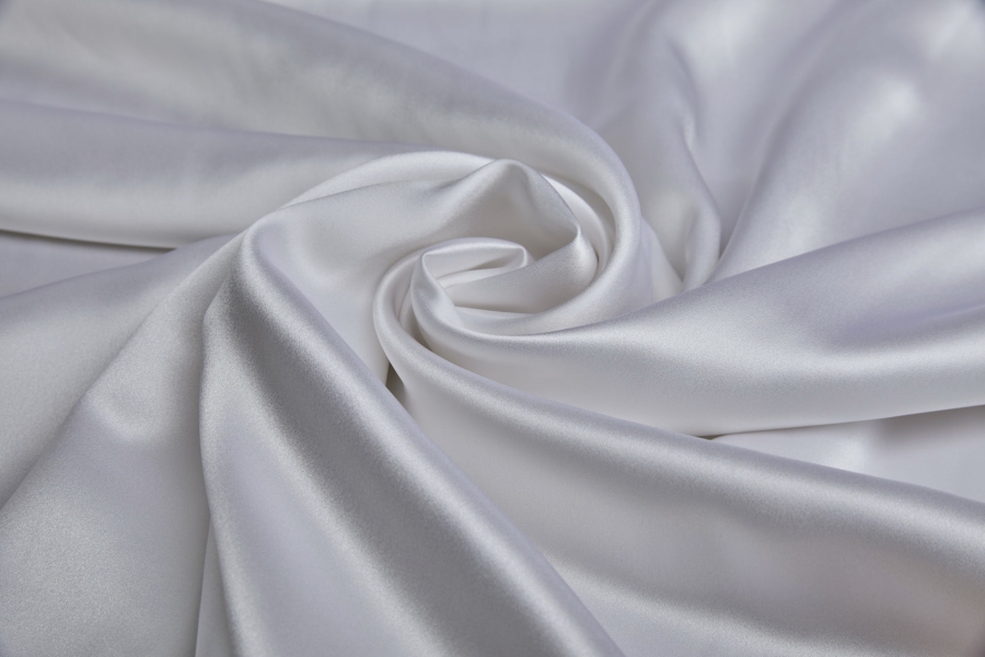 White Silk Satin - 140cm wide