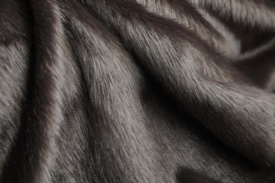 Faux Fur - Medium / Long Pile Dark Brown