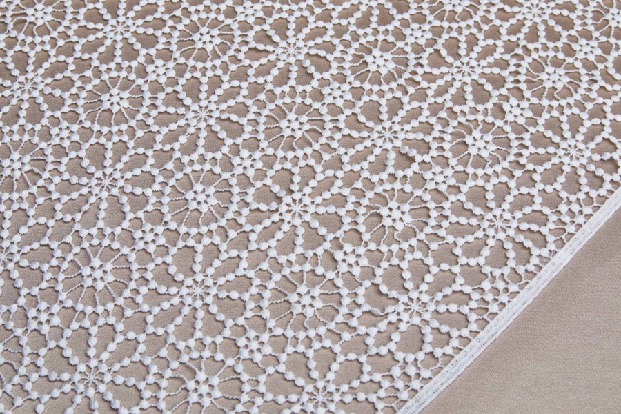 NEW BRIDAL - Guipure Lace - Alhambra Floral Ivory