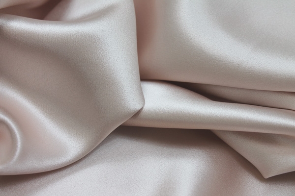 Silk Satin Backed Crepe - Pale Pink