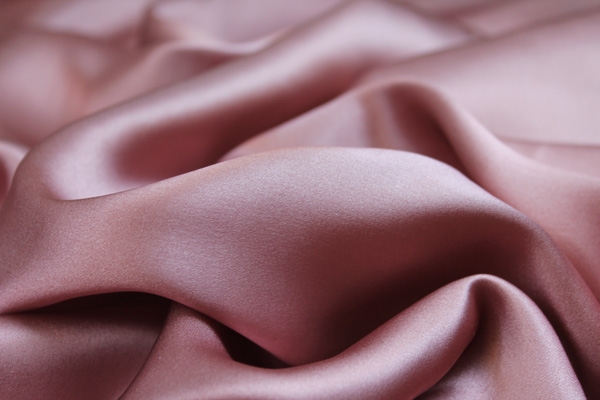 Dusty Pink Silk Satin - 140cm wide