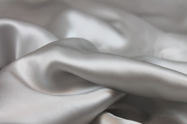Pale Grey Silk Satin - 135-140cm wide