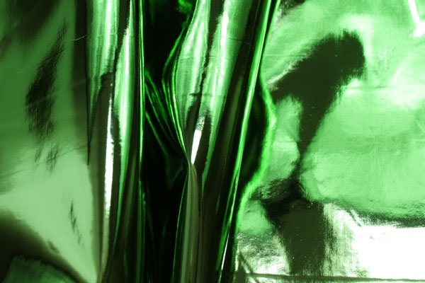 Mirror Finish Leatherette - Green