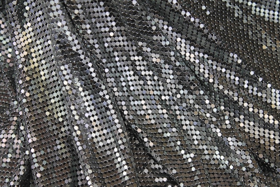 Metal Chainmaille Fabric - Grey 