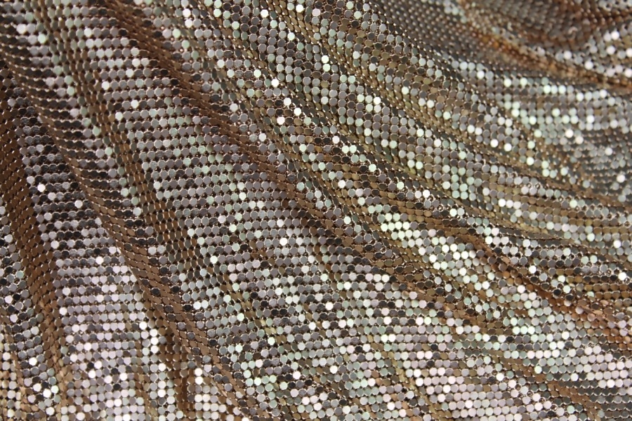 Metal Chainmaille Fabric - Copper