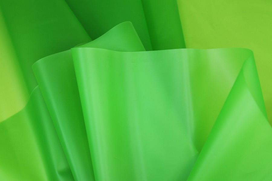 Green Semi Transparent PVC / PU