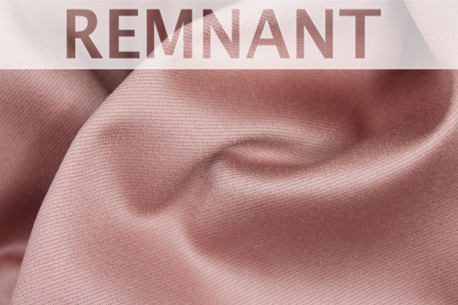 REMNANT - Wool "Charmelaine" Venetian - Dusty Pink - 0.65m Piece