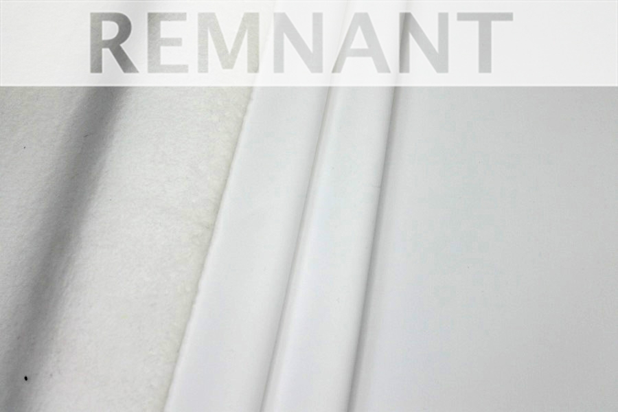 REMNANT - Soft Shell Jersey - Optic White - 0.3m Piece