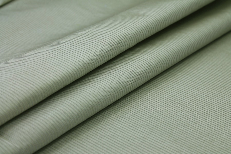 Sage Green Silk Cotton "Ottoman"