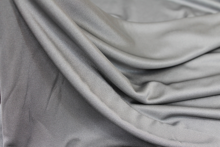 Silk Jersey - Mid Grey - 105cm Tubular