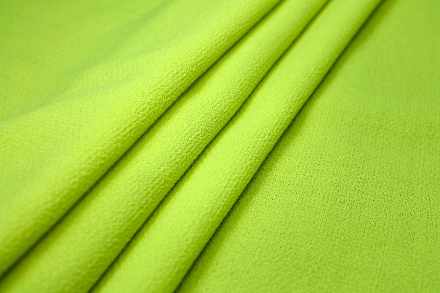 Double Wool Crepe - Neon Yellow
