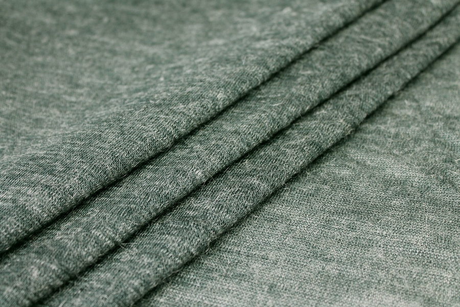 Wool & Acrylic Knit Jersey - Green