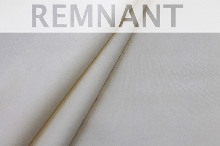 REMNANT - Heavy Cotton Velvet - Ivory - 0.45m Piece