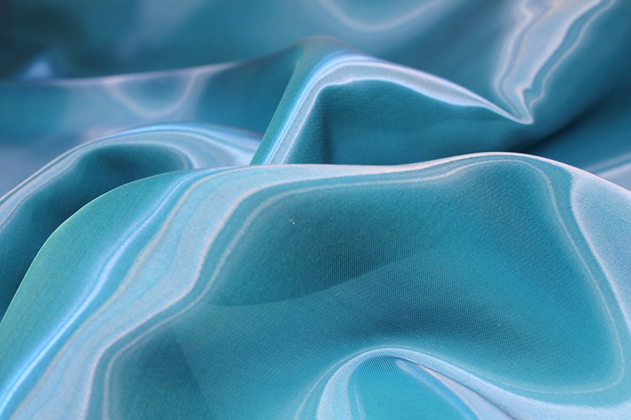 Heavy Weight Organza - Teal Two Tone