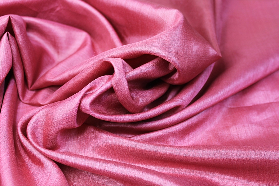 Silk Tussah - Berry Pink 
