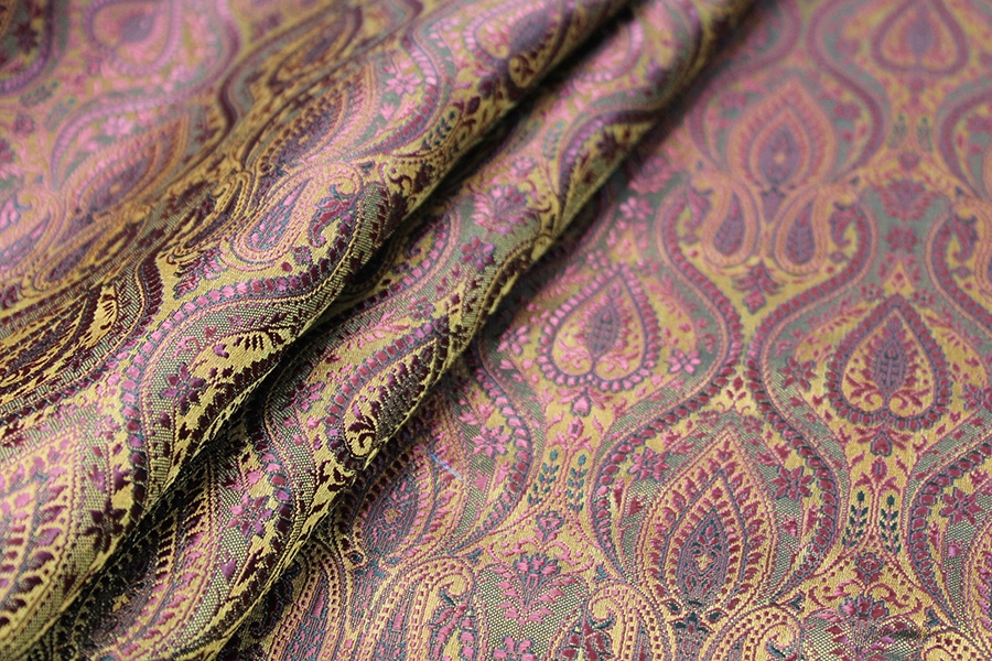 OUT OF STOCK - Banaras Brocade - Burgundy and Gold
