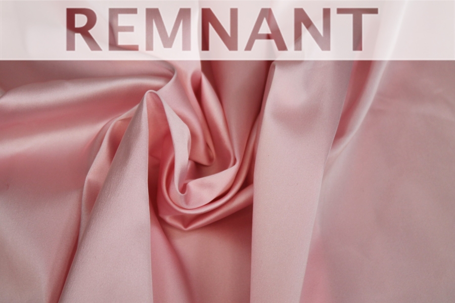 REMNANT - Stretch Duchesse Satin - Pale Pink - 0.2m Piece