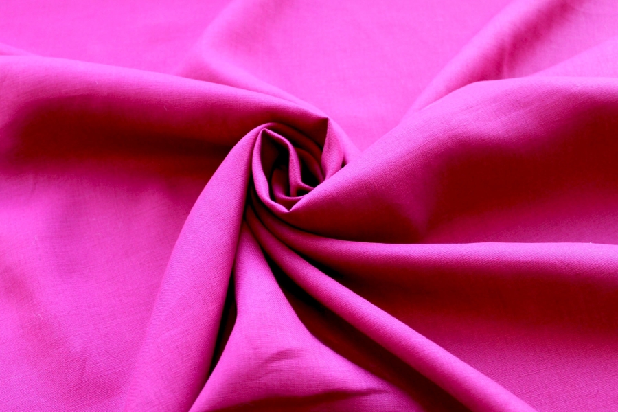 Magenta Pink Linen