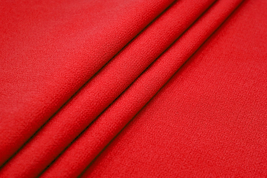 OUT OF STOCK - Double Wool Crepe - Red