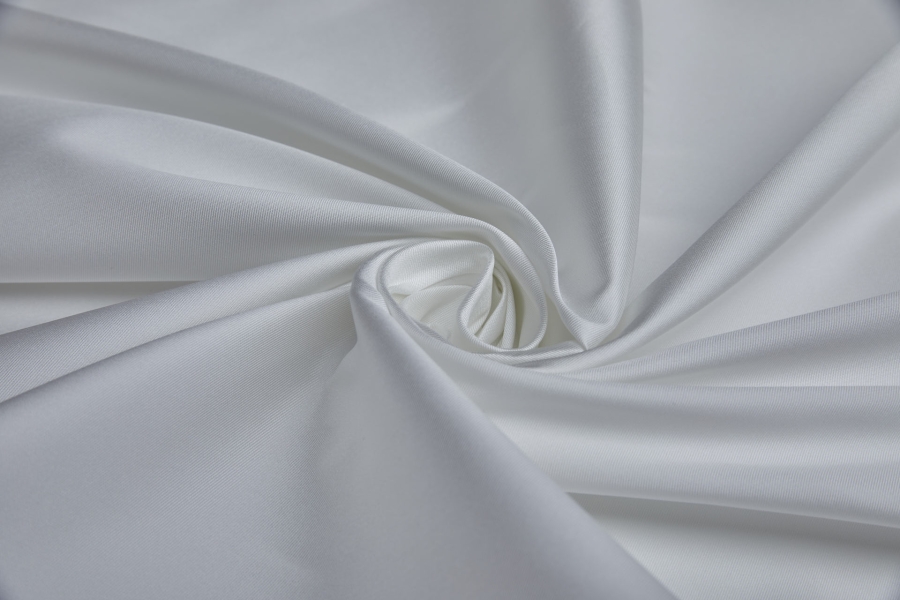 NEW BRIDAL - Pale Ivory Sustainable Polyester Zibeline