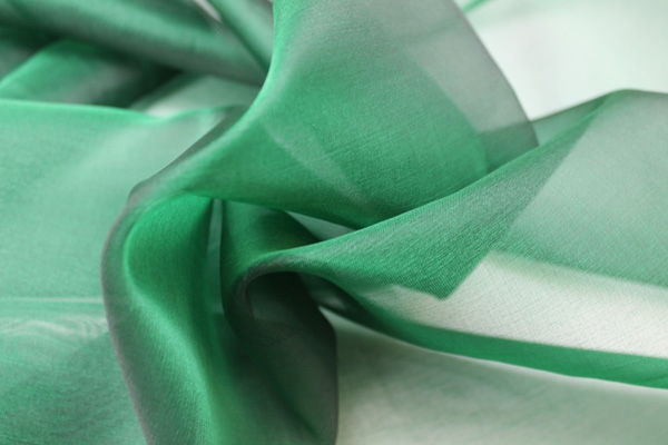 Silk Organza - Emerald Green