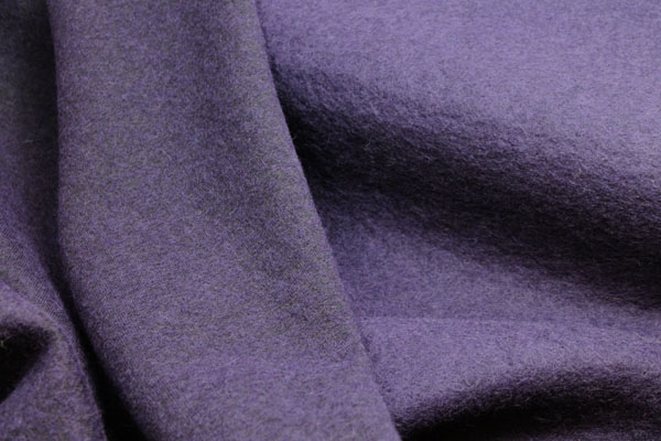 Boiled Wool Jersey Knit - Purple