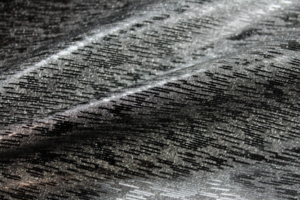 Leatherette - Metallic Textured Black