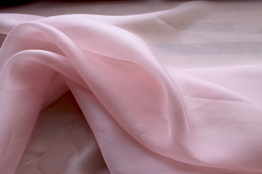 Silk Organza - Pale Pink