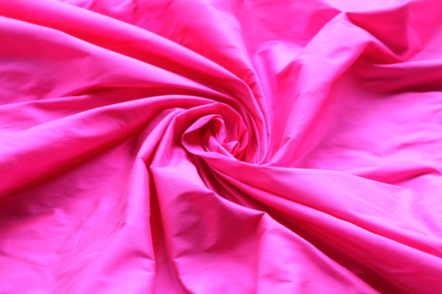 Silk Dupion - Shocking Pink - B45
