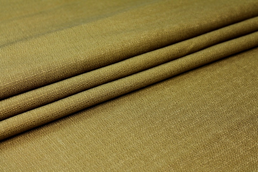Textured Weave Linen - Olive