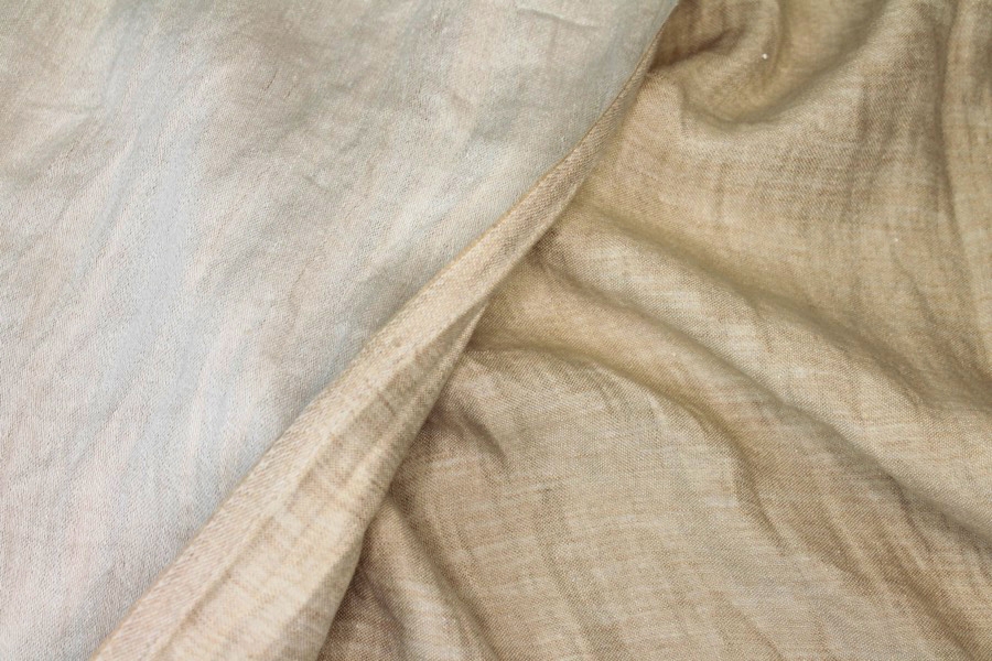 Reversible Two-Tone Linen - Natural