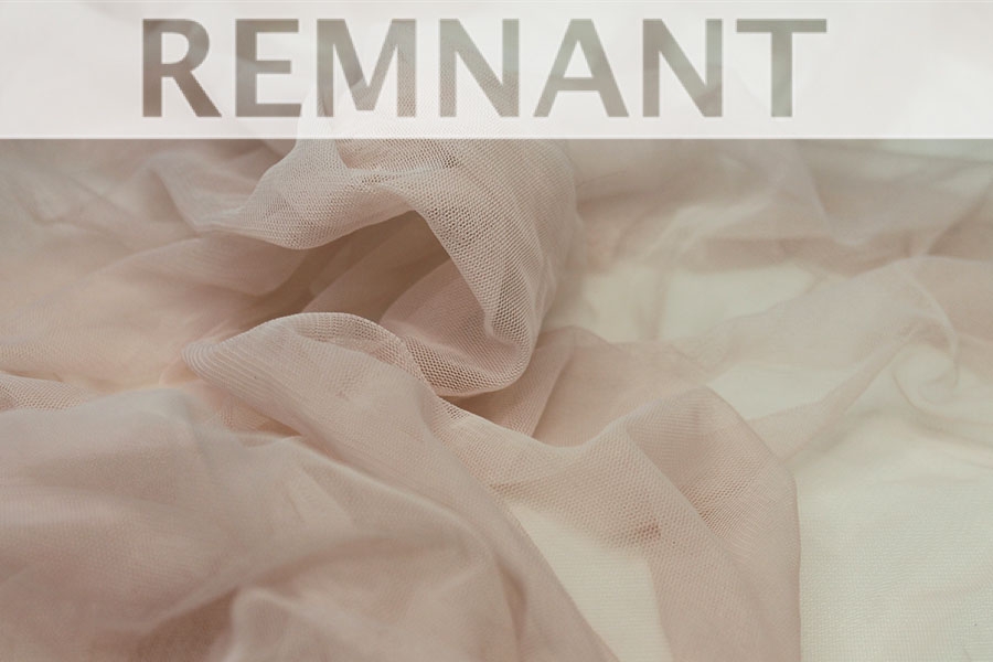 REMNANT - Soft Nylon Tulle - Vintage Pink - T42 - 1.8m Piece