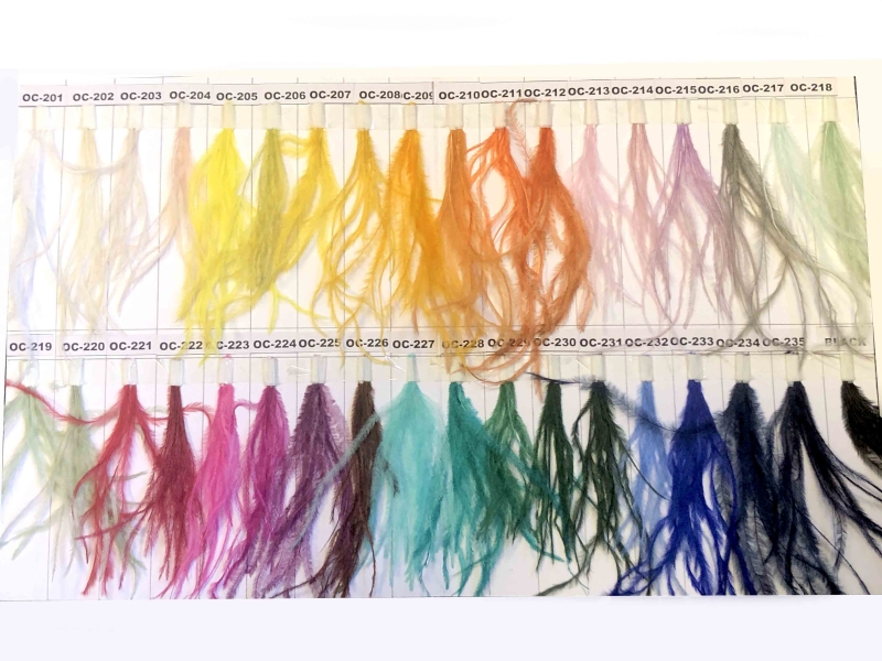 Beads and Ostrich Feather on Tulle - Select Your Colour - 8m Minimum