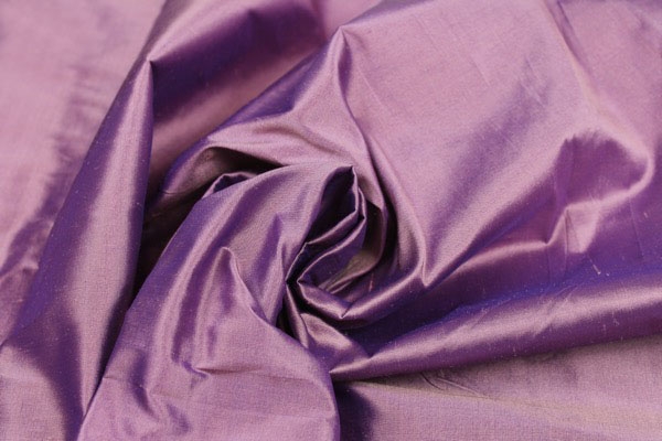 Silk Dupion - Purple Shot Pink