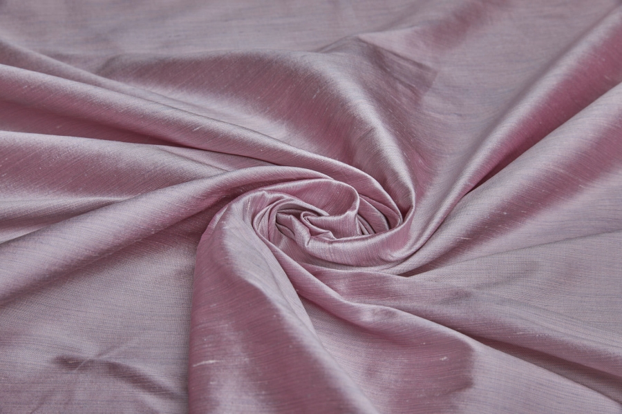 Three Tone Marl Silk Dupion - Candy Pink