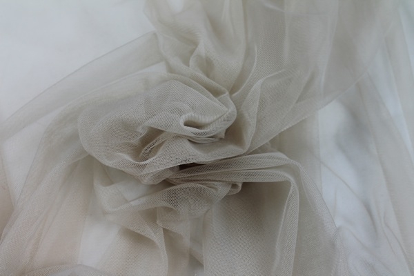 Soft Nylon Tulle - Oyster - T6