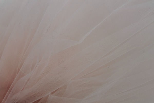 Nylon Veiling Tulle - Pale Pink