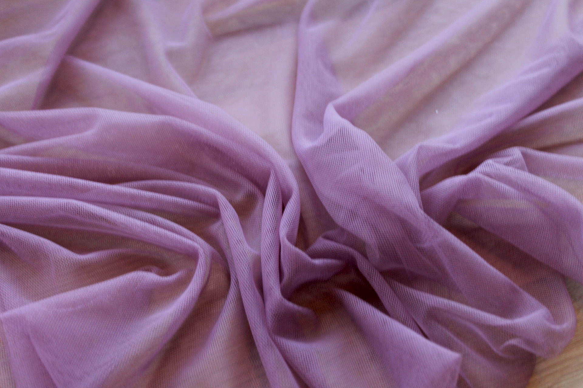 Soft Nylon Tulle - Mauve - T34 fabric, image 2 of 5
