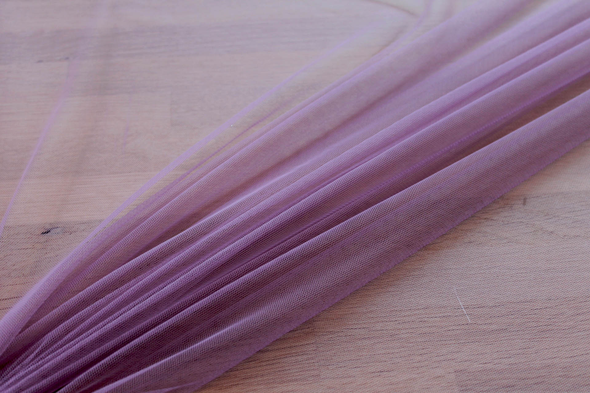 Soft Nylon Tulle - Mauve - T34 fabric, image 5 of 5