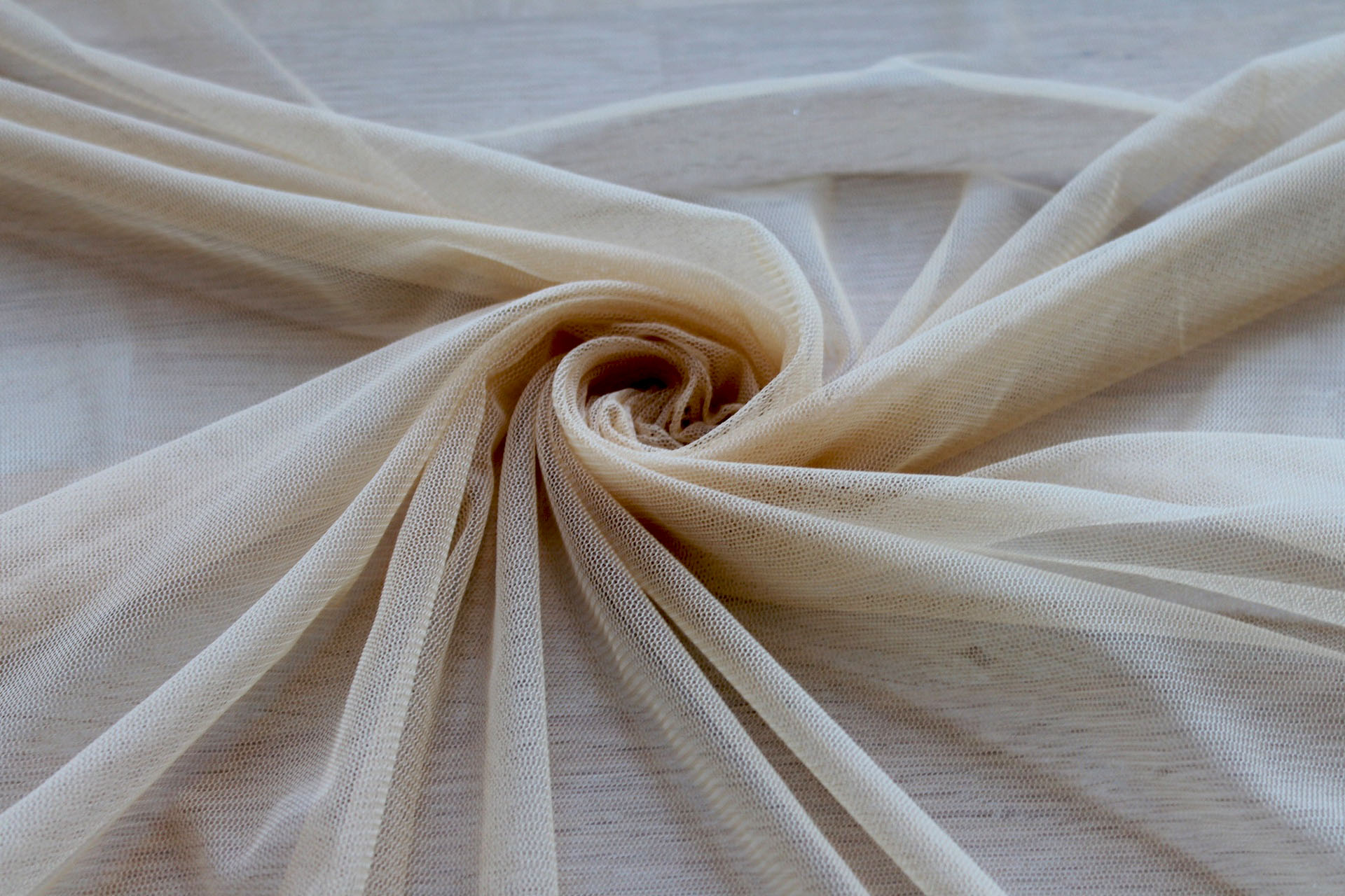 Soft Nylon Tulle - Sand - T05 fabric
