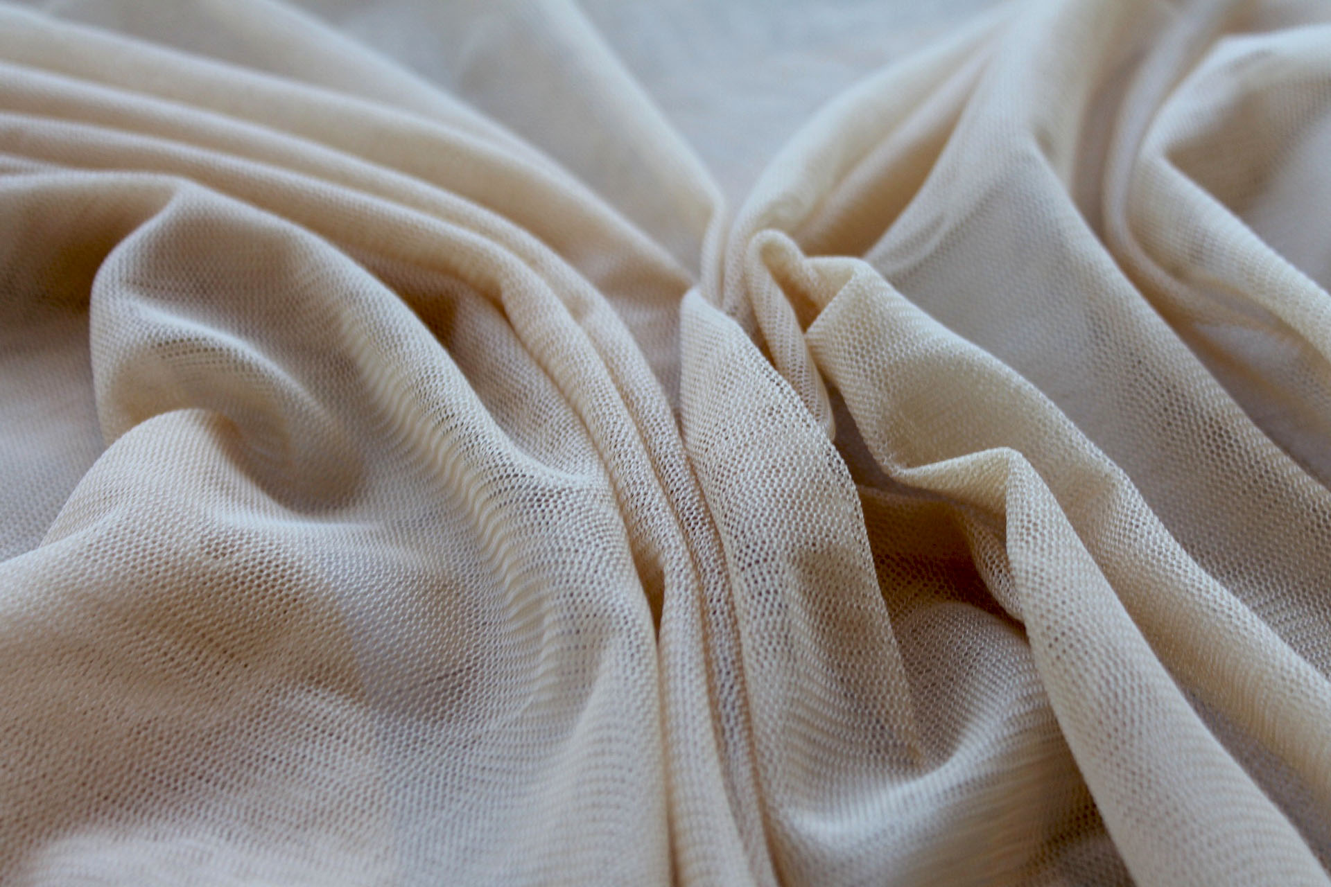 Soft Nylon Tulle - Sand - T05 fabric, image 4 of 5