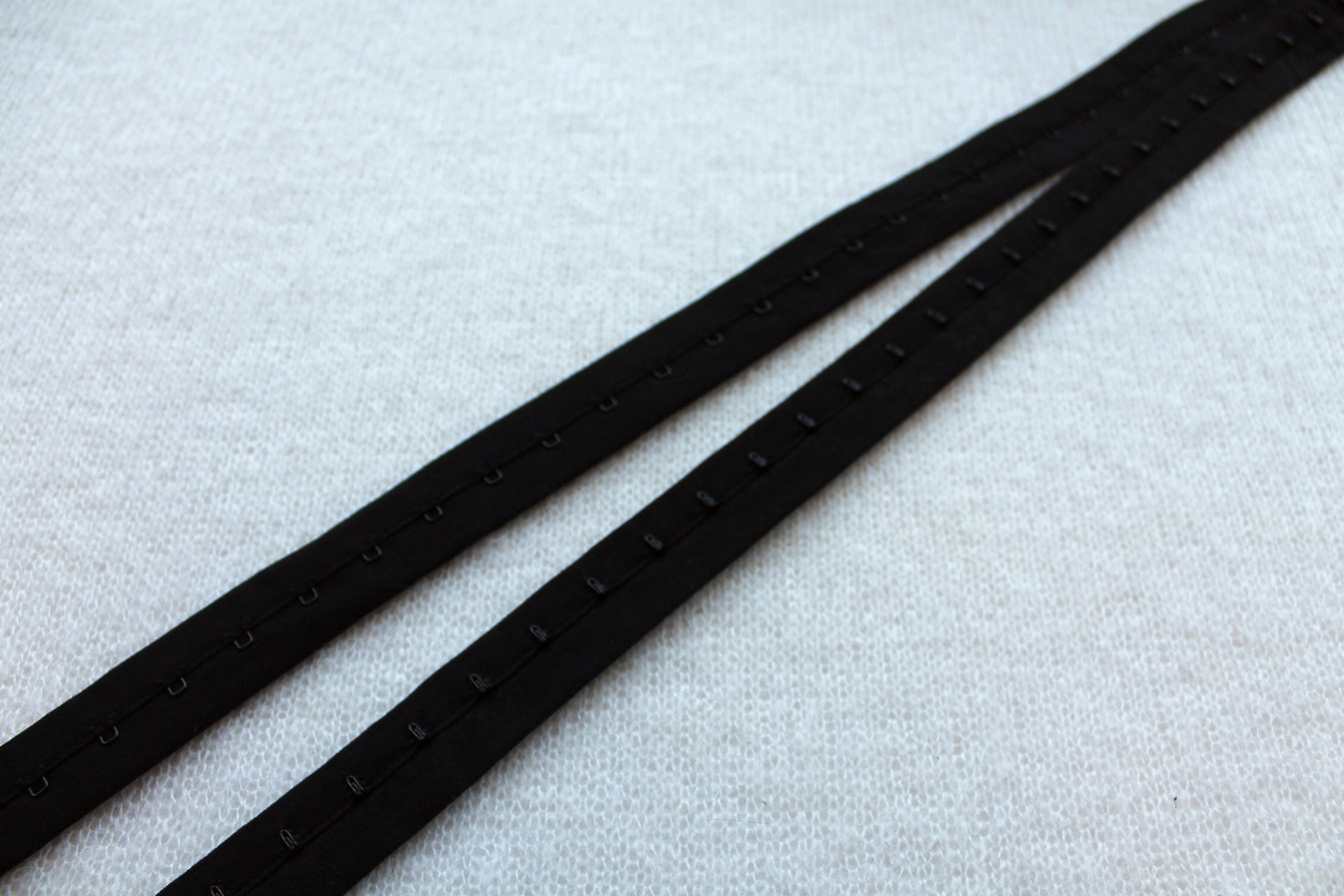 Hook & Eye Tape - Black trim, image 3 of 3