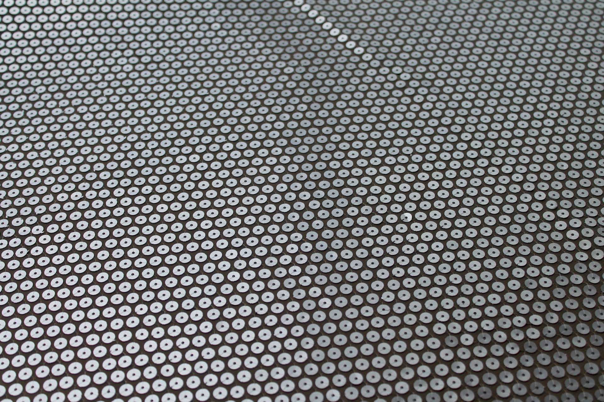 Sequin On Nylon Chiffon - Gunmetal fabric, image 4 of 7