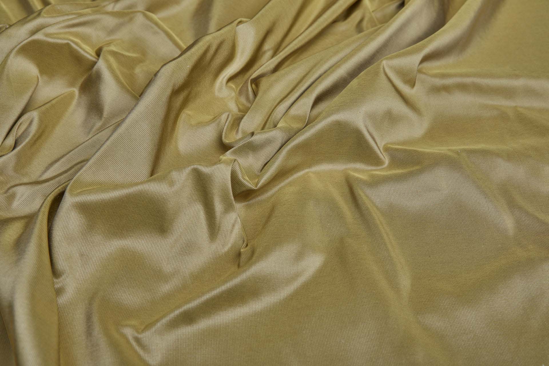 Heavy Weight Silk Taffeta - 3-Tone - Antique Gold, Mushroom and Oyster fabric, image 4 of 8