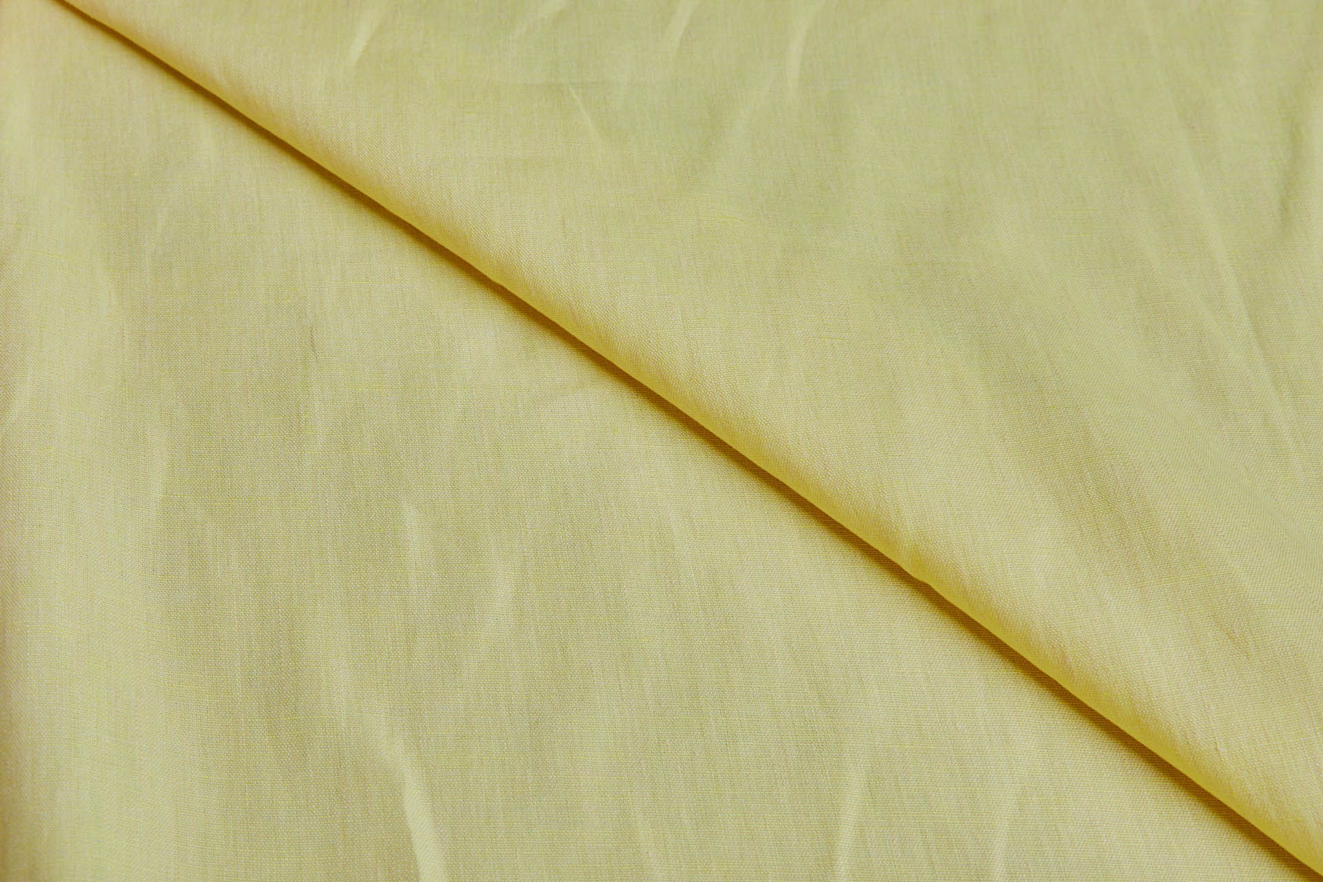 Pale Yellow Linen fabric, image 2 of 5
