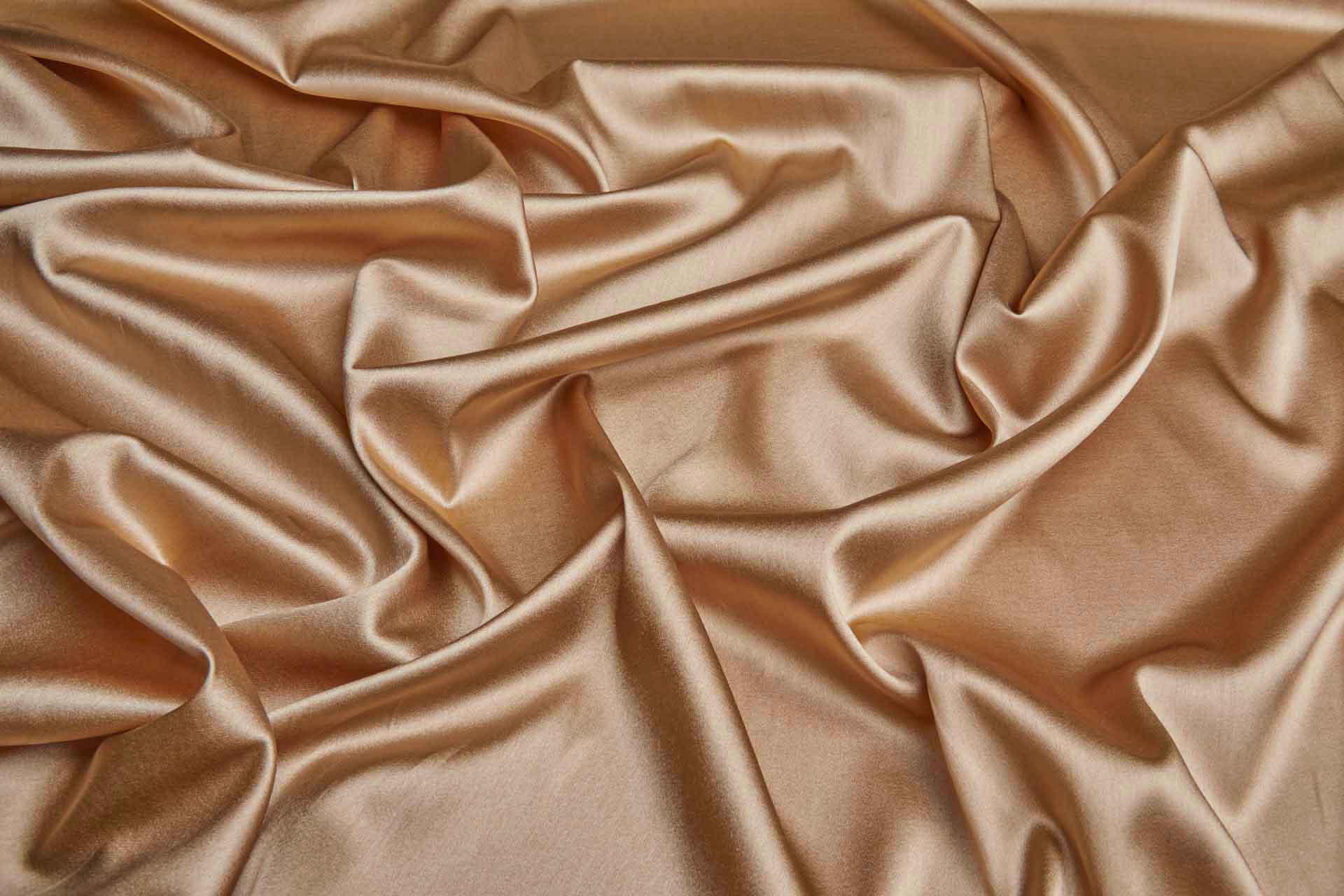 Darker Nude  Stretch Silk Satin fabric, image 5 of 5