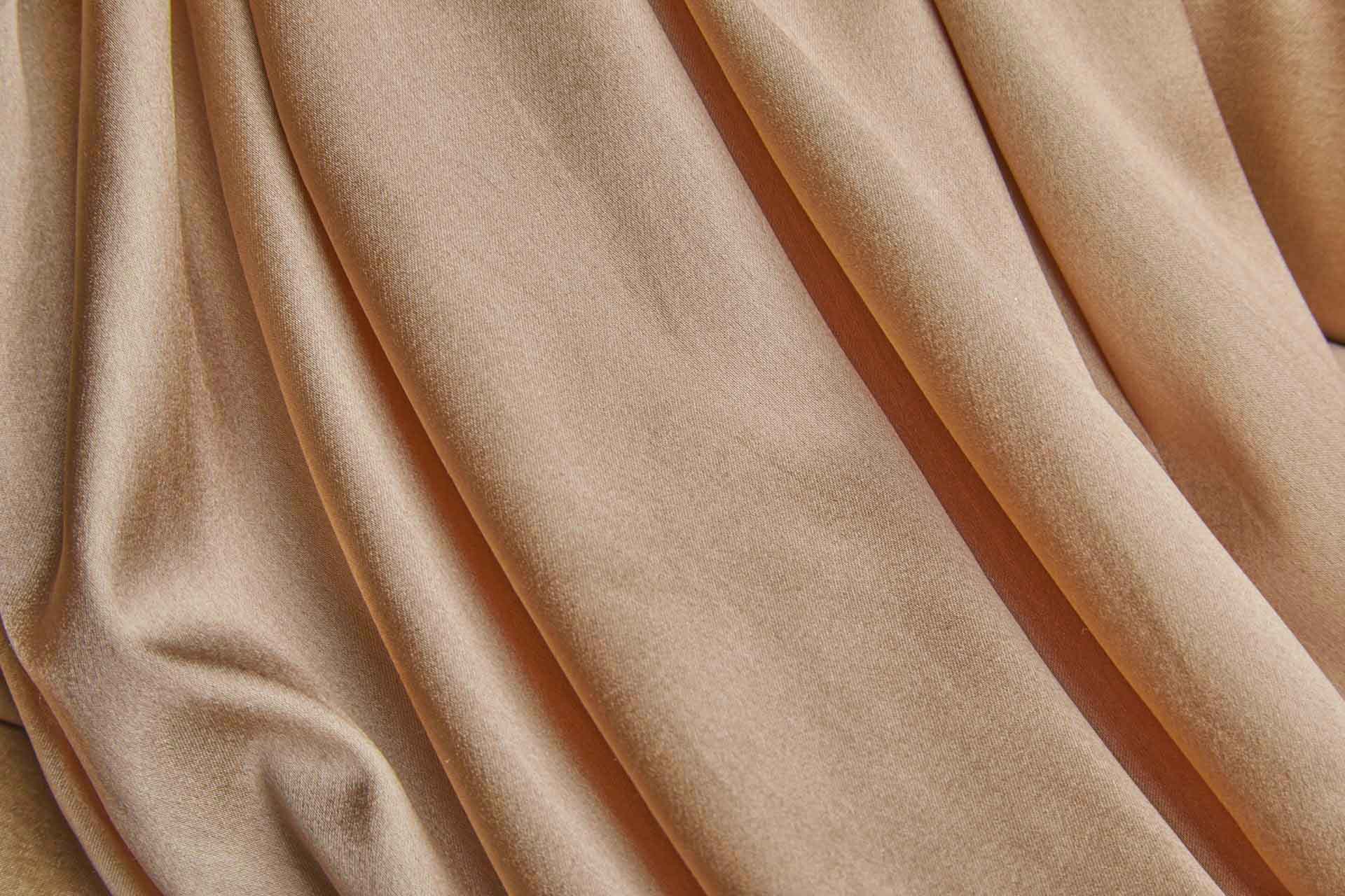Darker Nude  Stretch Silk Satin fabric, image 4 of 5