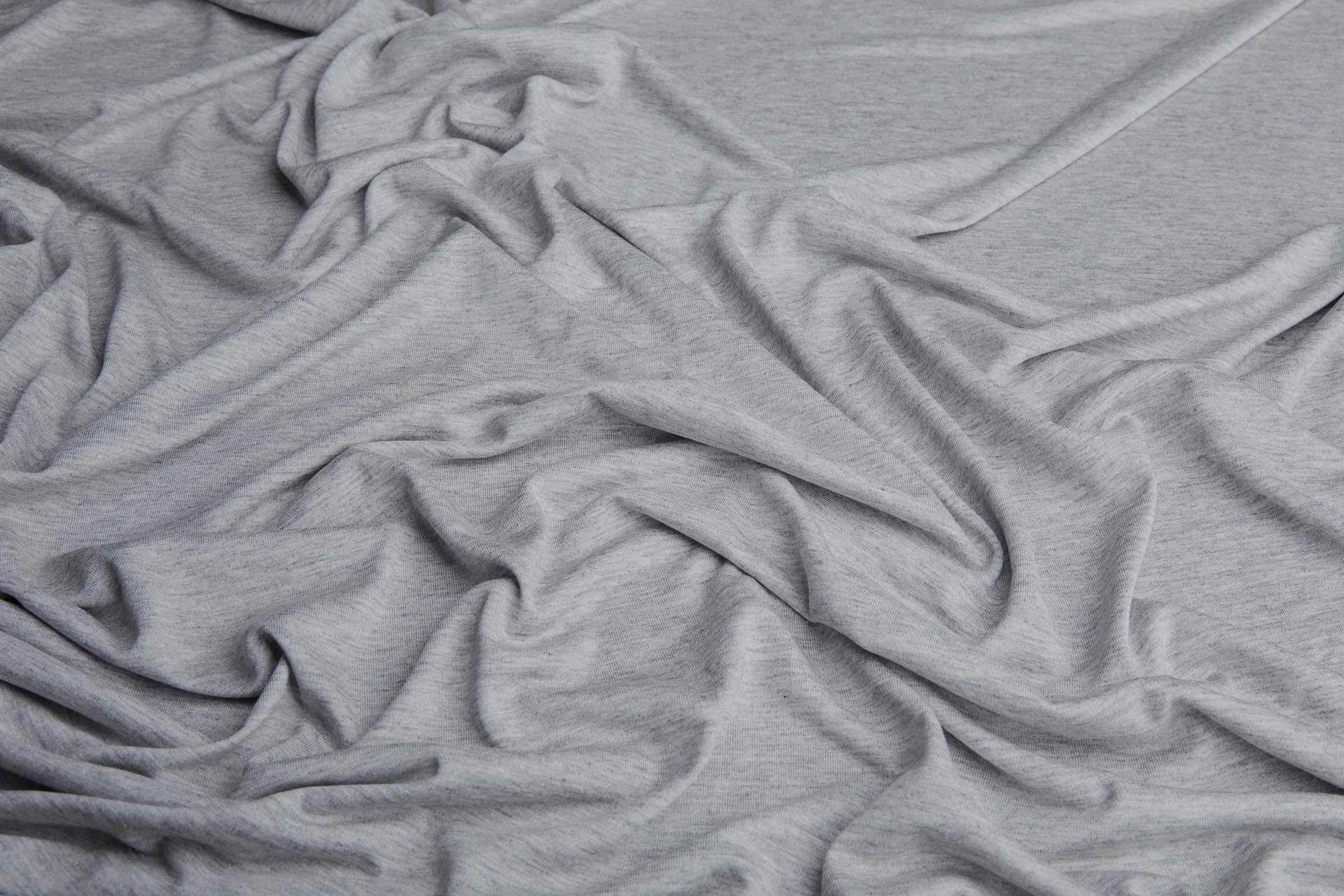 T-shirt Jersey - Grey Melange fabric, image 3 of 5