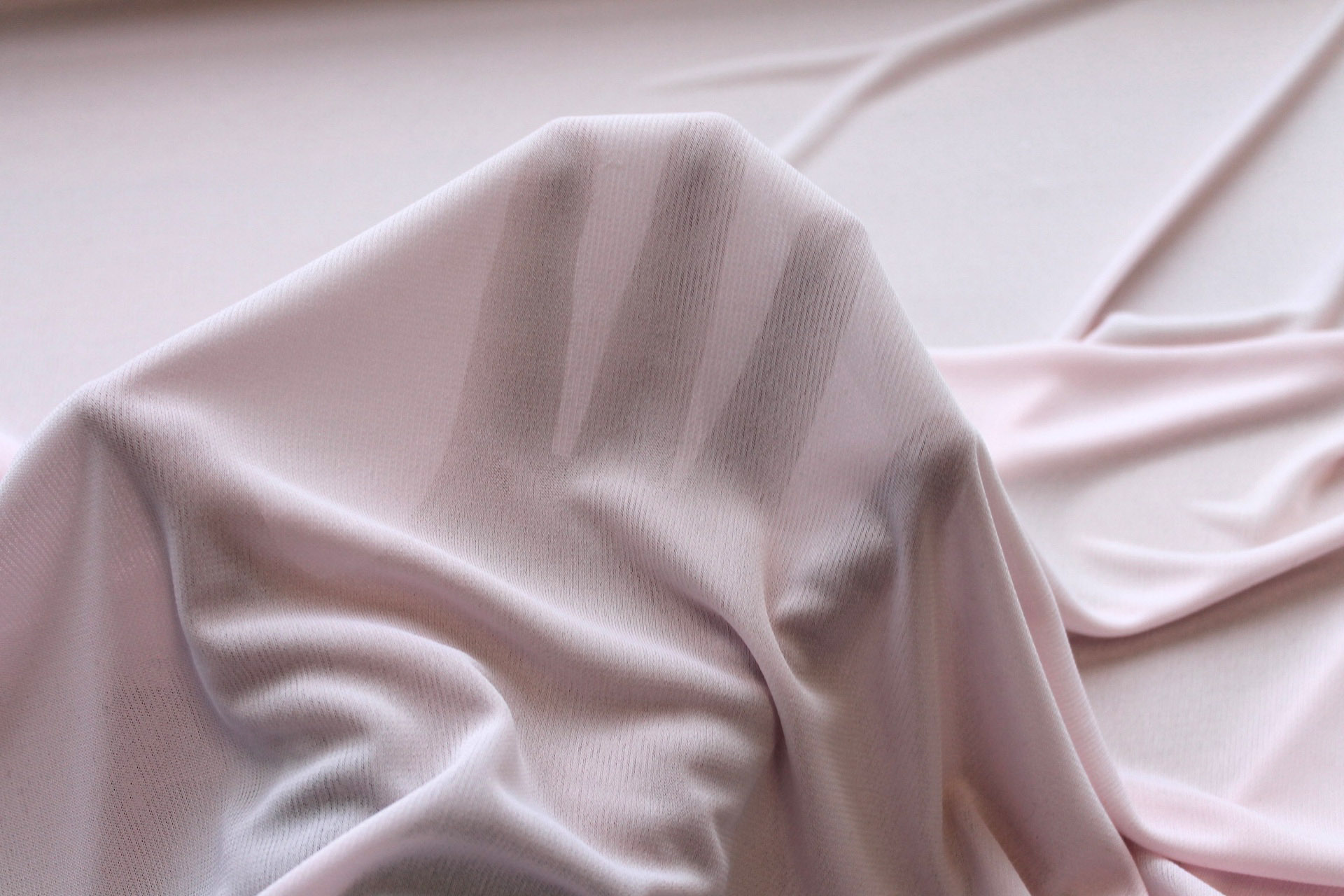 Viscose Jersey - Slinky - Pale Pink fabric, image 2 of 6