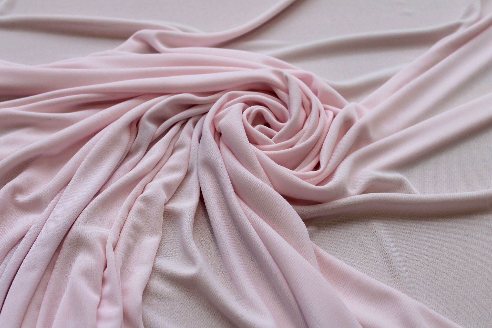 Viscose Jersey - Slinky - Pale Pink fabric, image 6 of 6